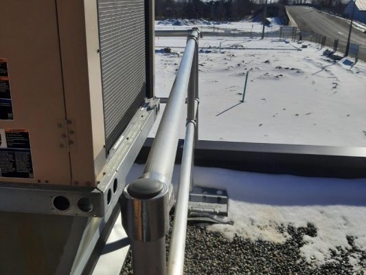 Image depicts an after image from a roof replacement project in Lambton, County