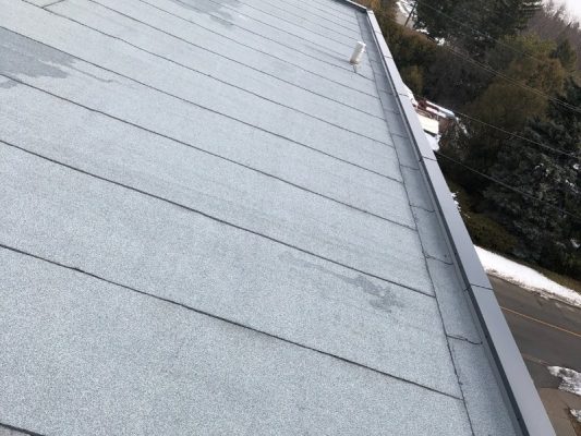 Image depicts an after image from our roof restoration project in Richmond Hill