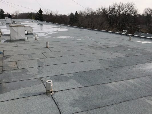 Image depicts an after image from our roof restoration project in Richmond Hill
