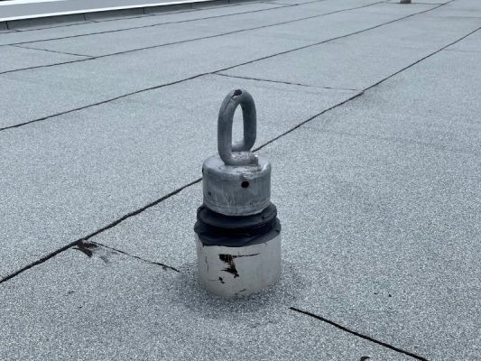 Image depicts our roof replacement project in Burlington.