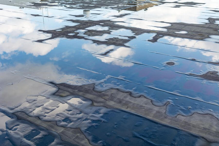causes of ponding water