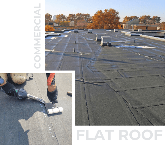 commercial flat roof replacements