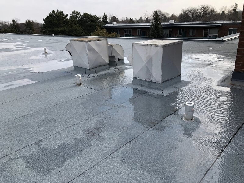flat roof membrane repair services