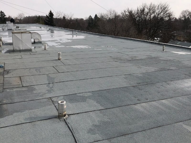 restore an existing flat-roof