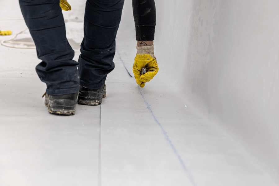 pvc roofing installation for flat roofs