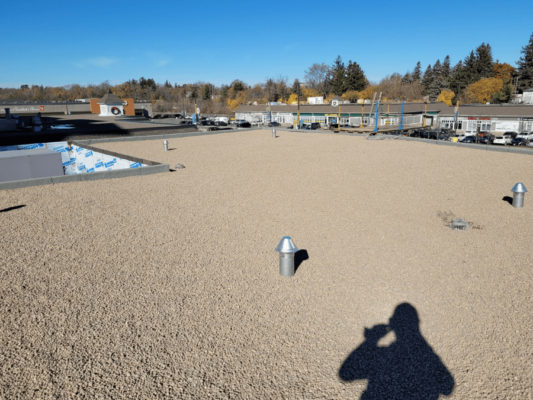 energy efficient flat roof replacement