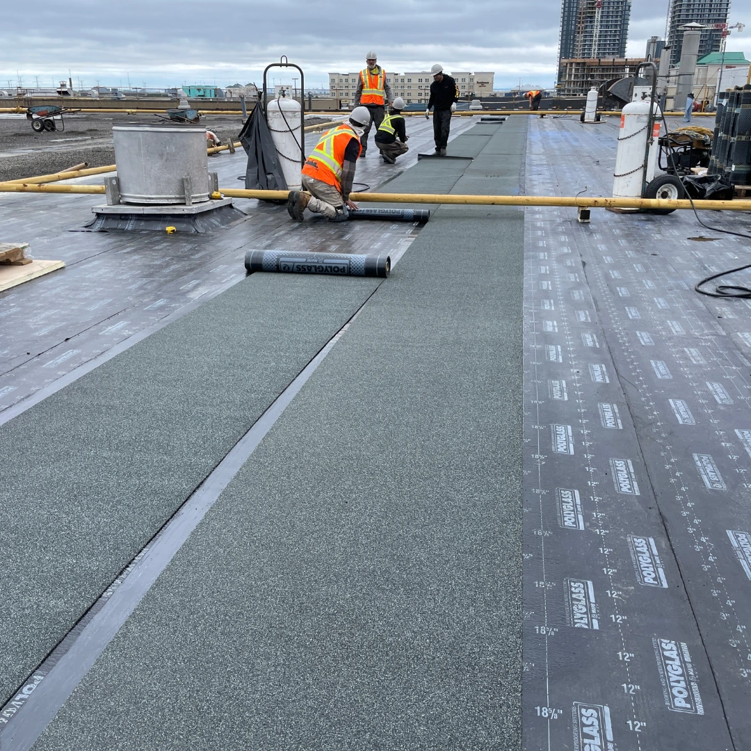 flat roof restoration projects