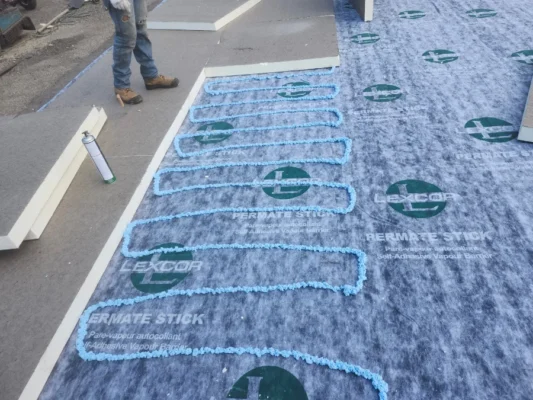 custom commercial roof enhancement done