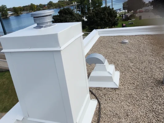 hybrid roof system commercial install