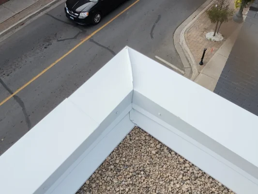 improved drainage for commercial roof