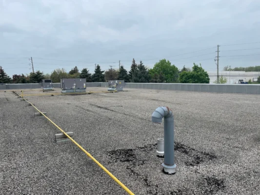 replacing a rooftop membrane