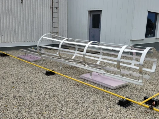 new roof access ladder for safety