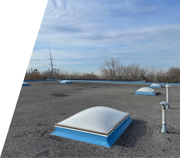 Flat Roof Skylight Replacement or Repair in Woodbridge