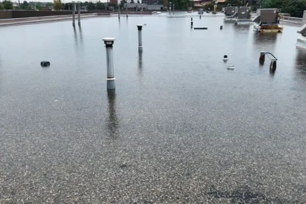 improve flat roof drainage