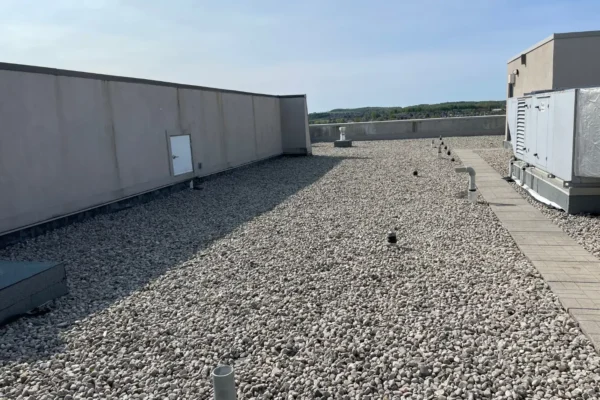 new ballasted roofing system