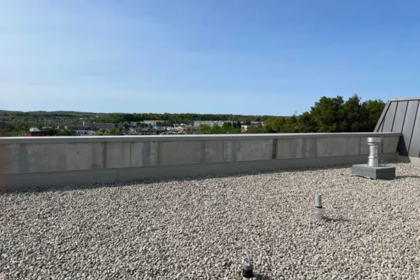 new mod bit roofing system installed