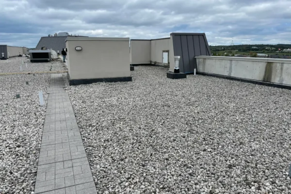 outdated flat roofing system