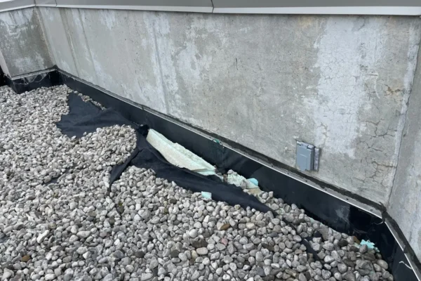 roof membrane coming loose