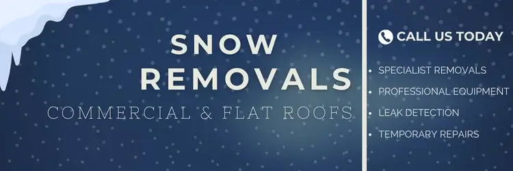 book commercial roof snow removal