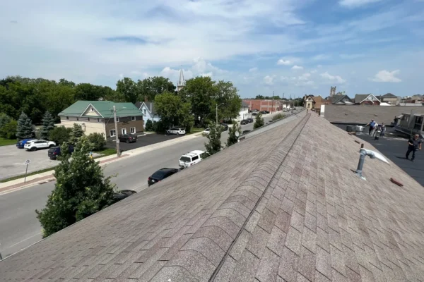 old roof before replacement