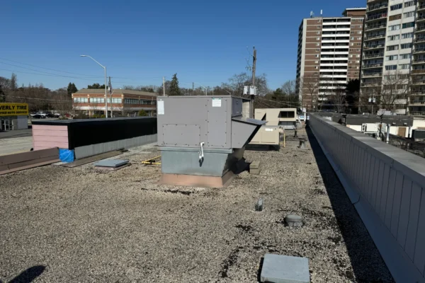 old roofing system