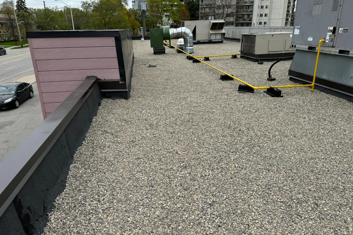 types of flat roof systems