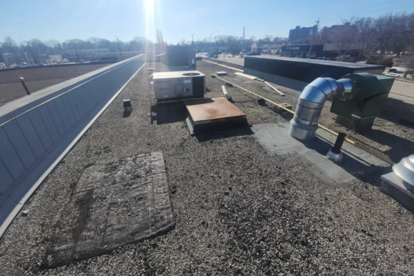 view of old roof before replacement