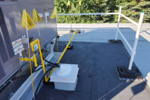 new guard rail system installed