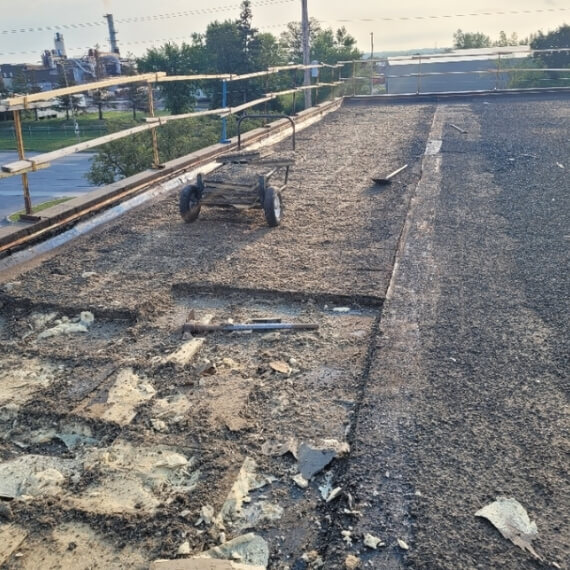 built up roofing replacement