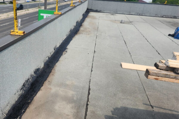 fixing modified bitumen roof