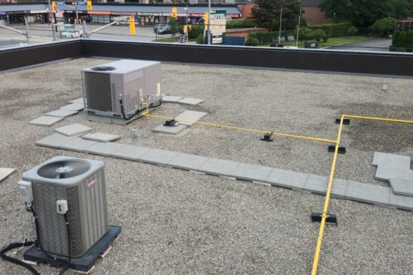 pea stone roof coating