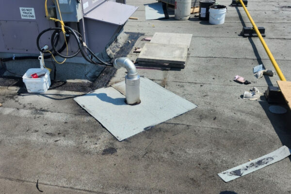 roof curb flashing repair
