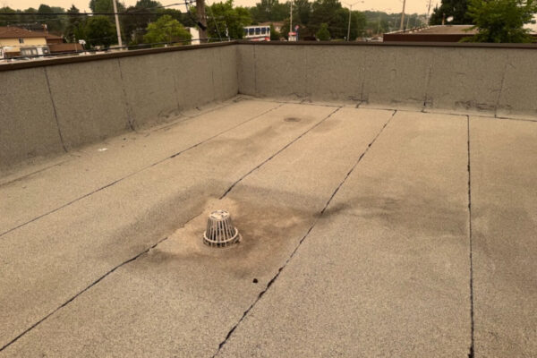 scarborough modified bitumen roof before